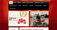 Desktop Screenshot of heimracing.eu